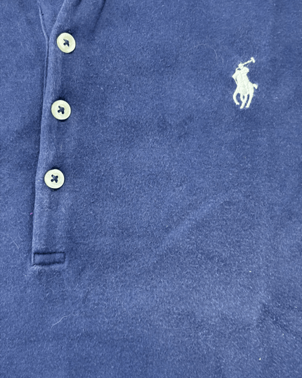 Ralph Lauren Classic Navy Blue Cotton Piqué Polo Shirt