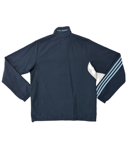 Adidas Real Madrid Navy & White Full-Zip Training Jacket