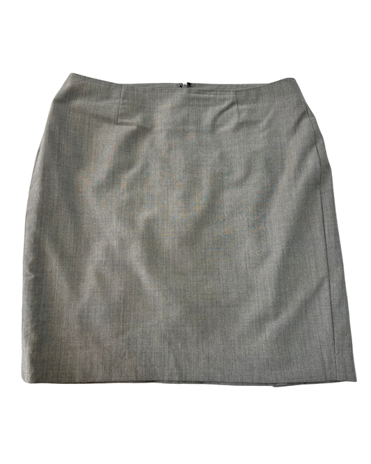 Banana Republic Petite Classic Grey Office Pencil Skirt - L