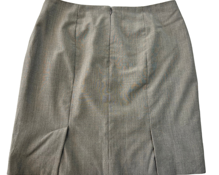Banana Republic Petite Classic Grey Office Pencil Skirt - L