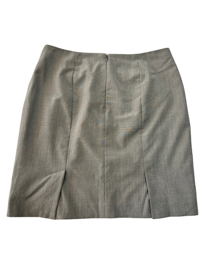 Banana Republic Petite Classic Grey Office Pencil Skirt - L