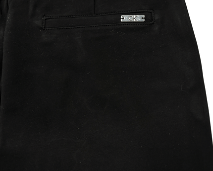Calvin Klein Black High-Rise Stretch Slim Pants