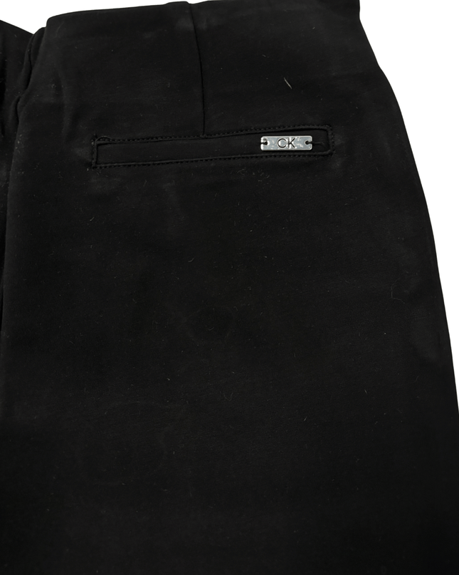 Calvin Klein Black High-Rise Stretch Slim Pants