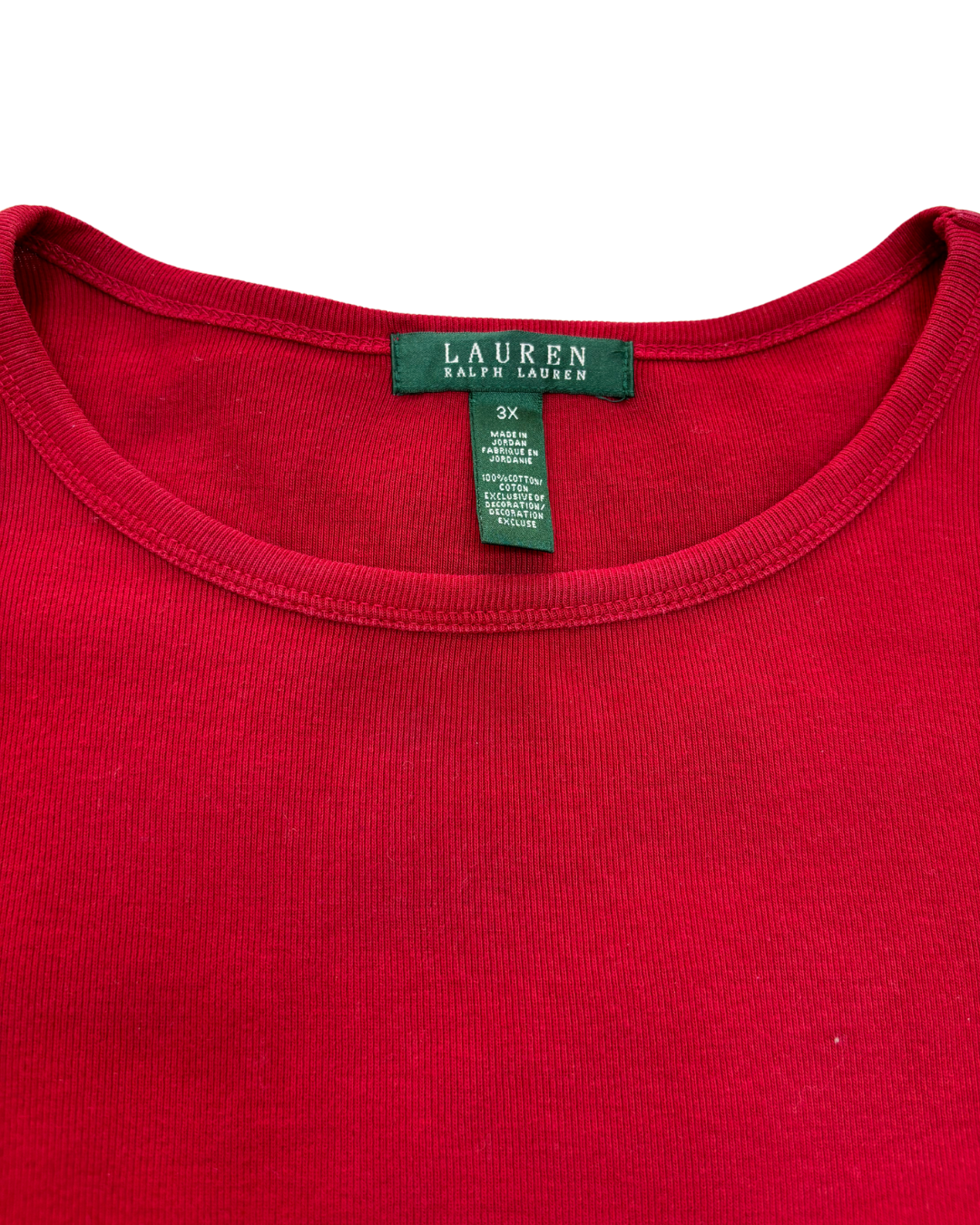 Lauren by Ralph Lauren Women Red Top - XXL