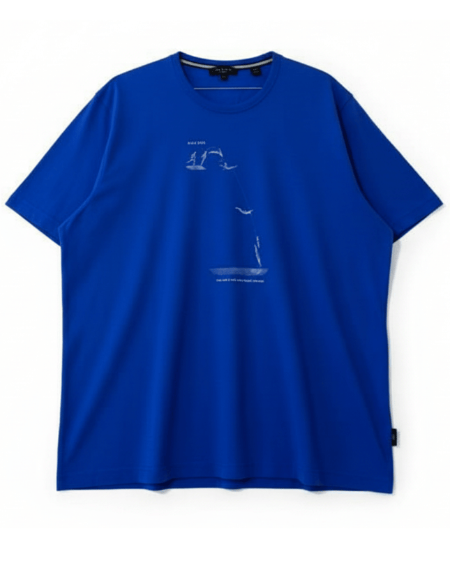Ted Baker London Blue High Dive Graphic T-Shirt