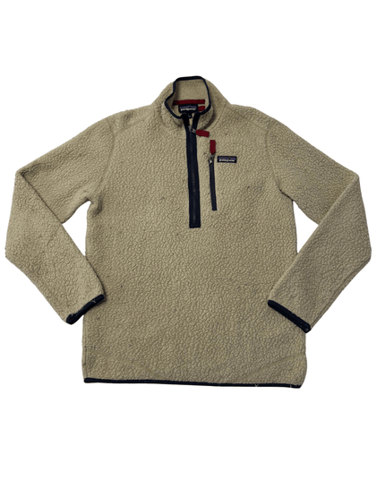 Patagonia Beige Los Gatos Quarter-Zip Fleece Sweatshirt