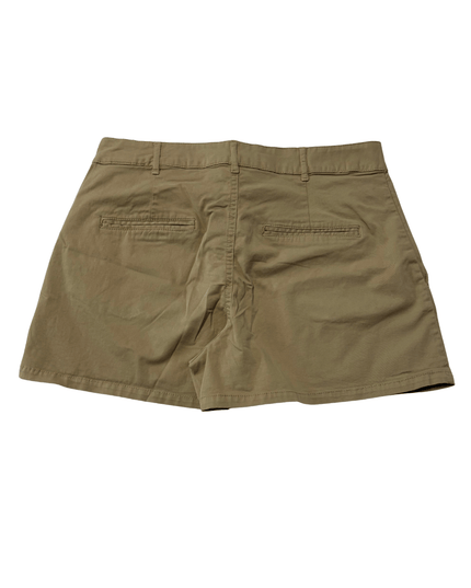 Zara Khaki Twill with Utility Pocket Detail Chino Shorts