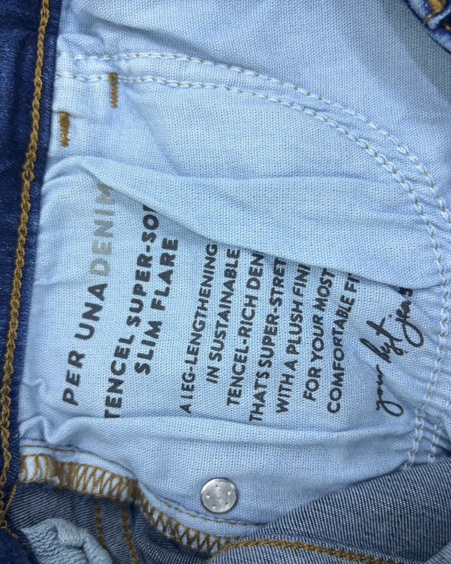 Per Una - Flared Denim Jeans - M | Waist: 28