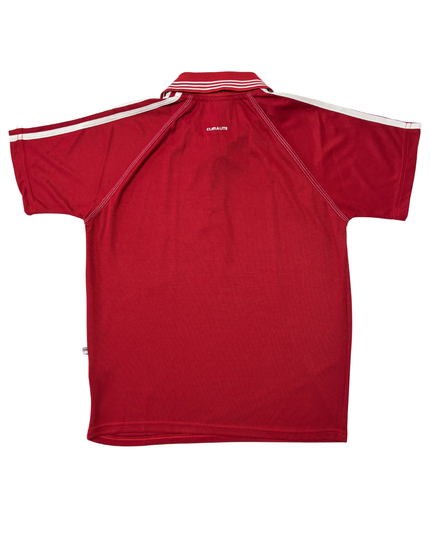 Vintage Adidas Performance Red ClimaLite Polo Shirt