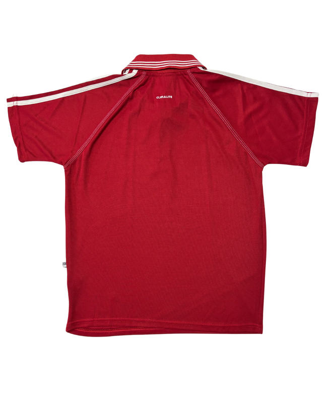 Vintage Adidas Performance Red ClimaLite Polo Shirt