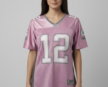 NFL Pink Green Bay Packers #12 Aaron Rodgers NFL Jersey
