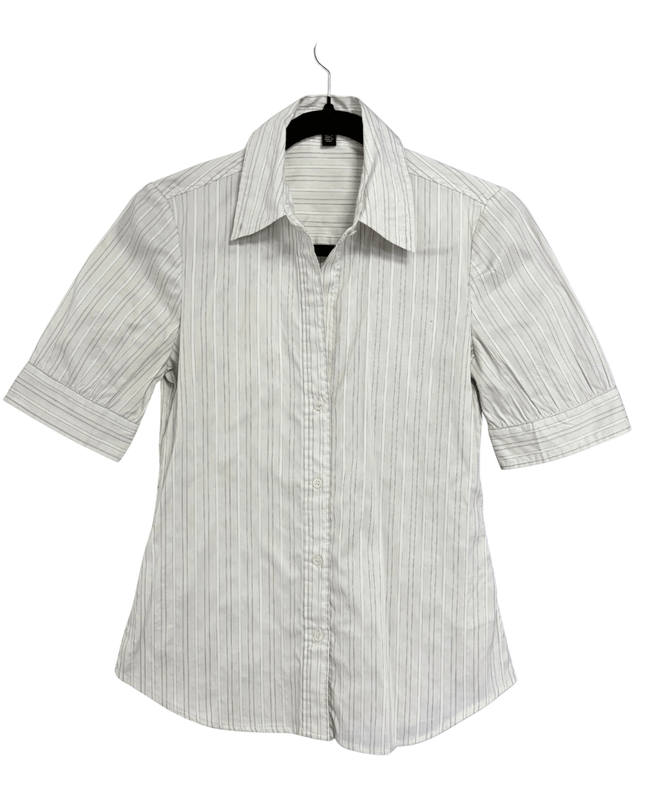 Jacob Tailored Pinstripe Short Sleeve Shirt