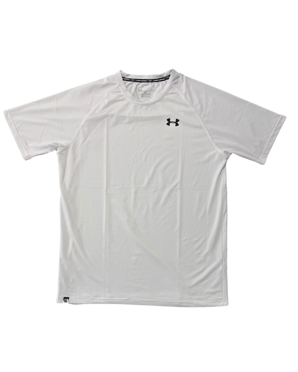 Under Armour White HeatGear Loose Fit Training T-Shirt - M