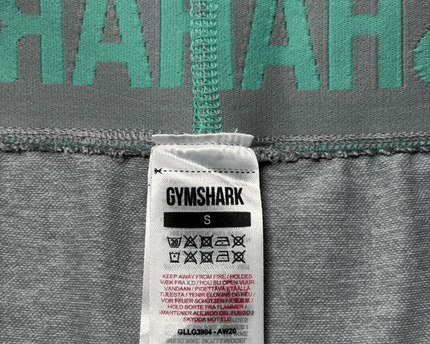 Gymshark Seamless with Logo Waistband Charcoal Grey Leggings