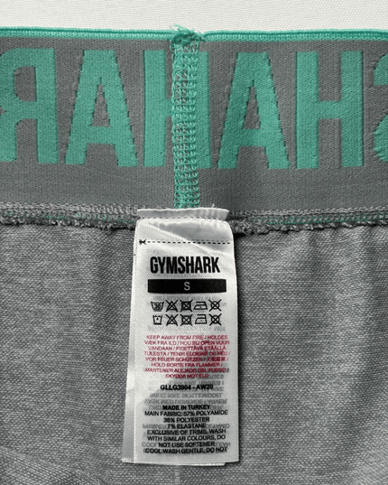 Gymshark Seamless with Logo Waistband Charcoal Grey Leggings