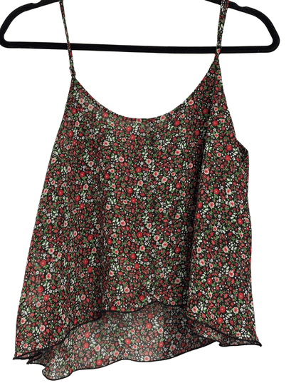 Active Floral Spaghetti Strap Cami Top