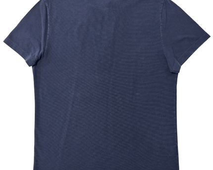 Lacoste Sport Slim Fit Faded Navy Blue Textured Polo Shirt