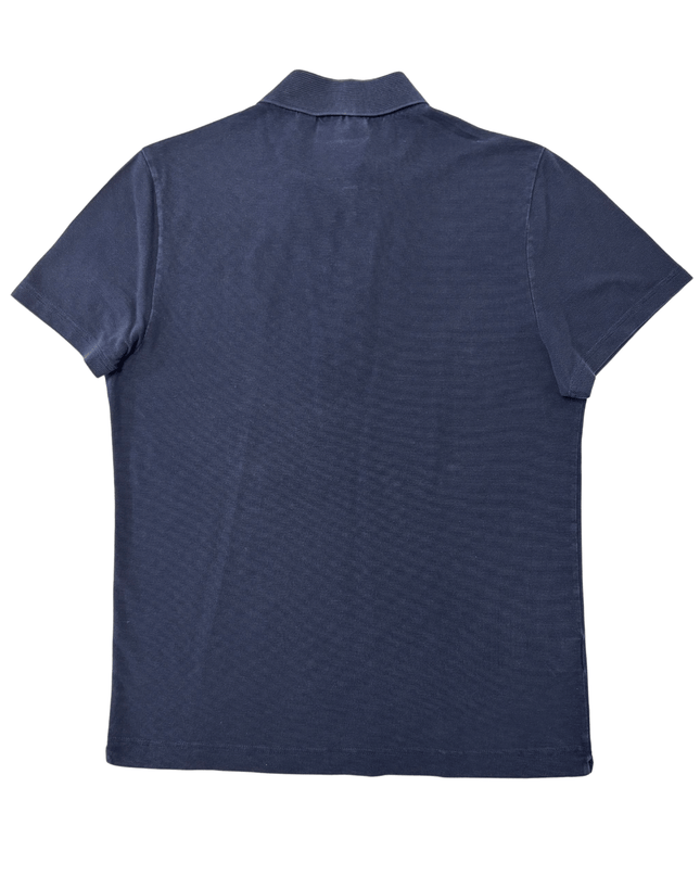 Lacoste Sport Slim Fit Faded Navy Blue Textured Polo Shirt