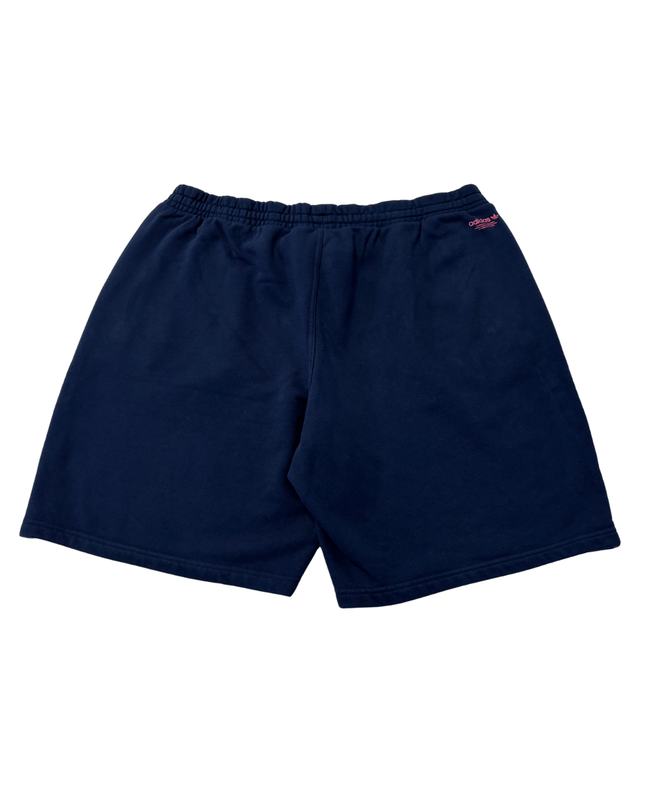 Adidas Originals Blue with Pink Trefoil Logo Essentials Shorts