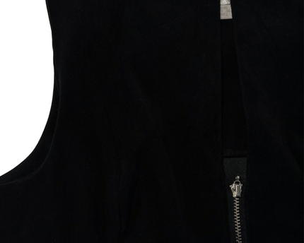 Lambertrand Black with Lace-Up Back Detail Vest