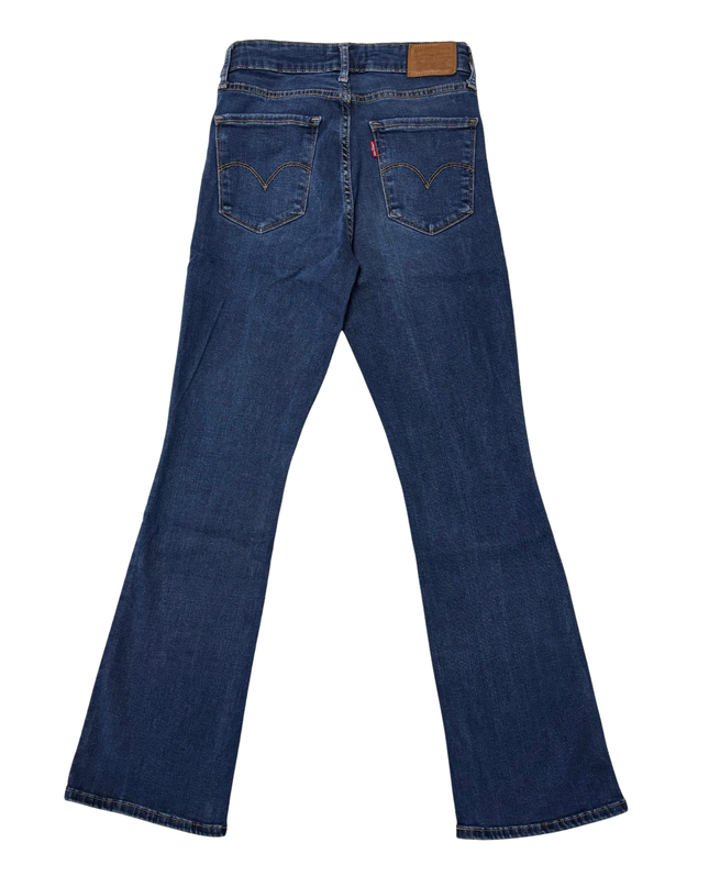 Levi's 725 High Rise Dark Wash Flare Denim Bootcut Jeans