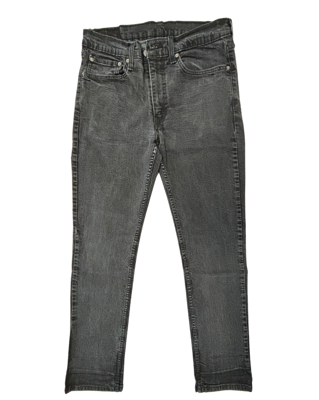 Levi’s 514 Straight Fit Faded Black Denim Jeans
