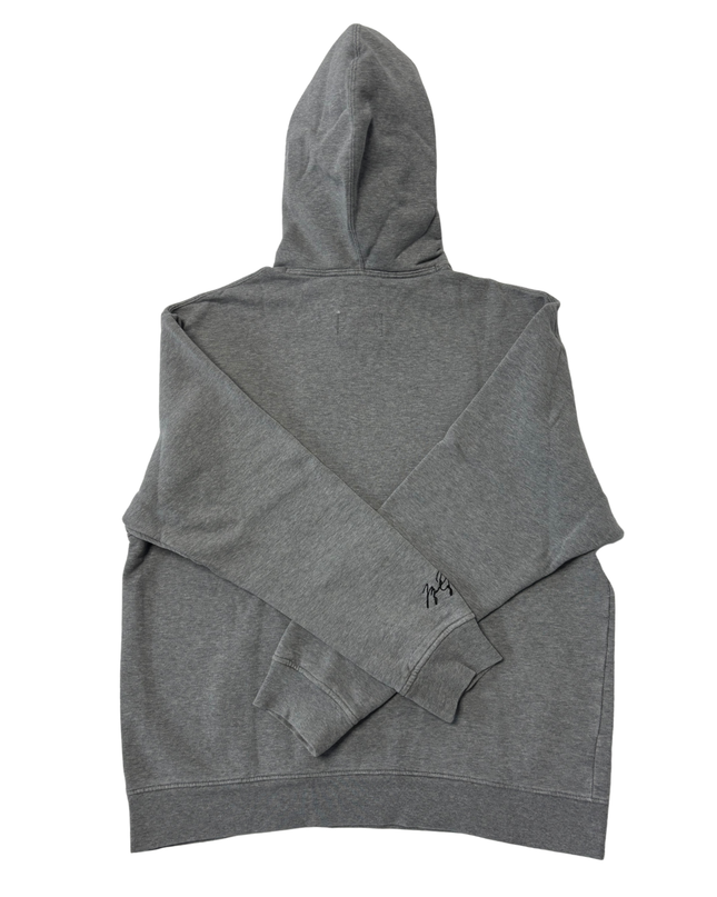 Jordan Gray with Jumpman Logo Pullover Hoodie- L