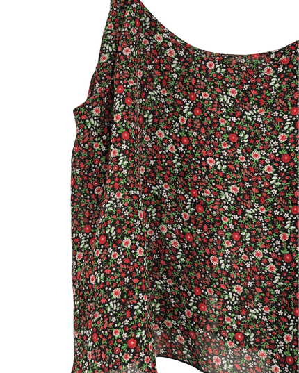 Active Floral Spaghetti Strap Cami Top