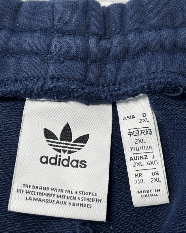 Adidas Originals Blue with Pink Trefoil Logo Essentials Shorts