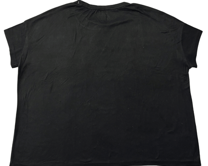 Juicy Couture Crest Logo Black Relaxed Fit Graphic T-Shirt