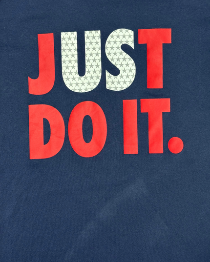 Nike Navy Blue Dri-FIT “Just Do It.” Performance T-Shirt - M