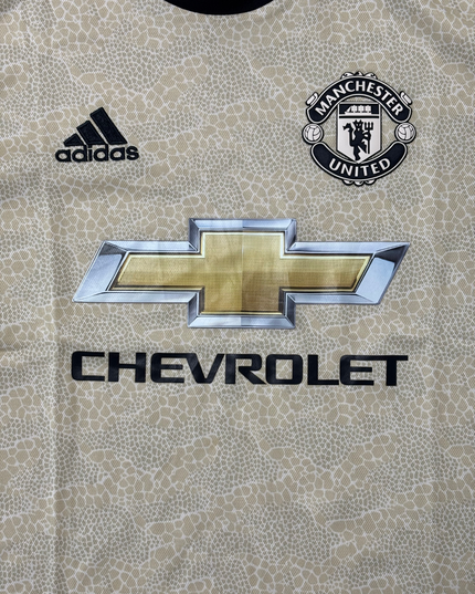 Adidas Manchester United 2019/20 Away Climalite Football Jersey - S