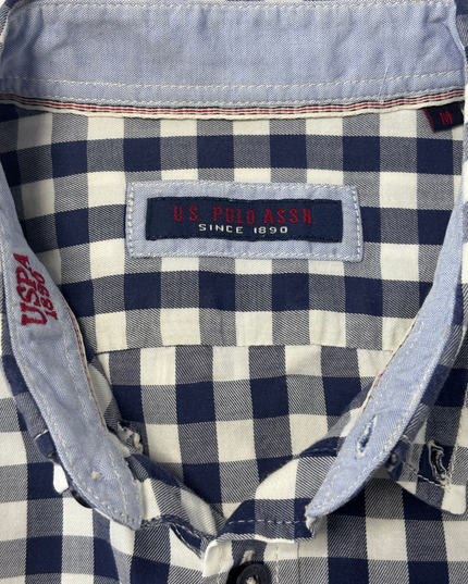 U.S. Polo Assn. Navy Gingham Check Button-Down Shirt