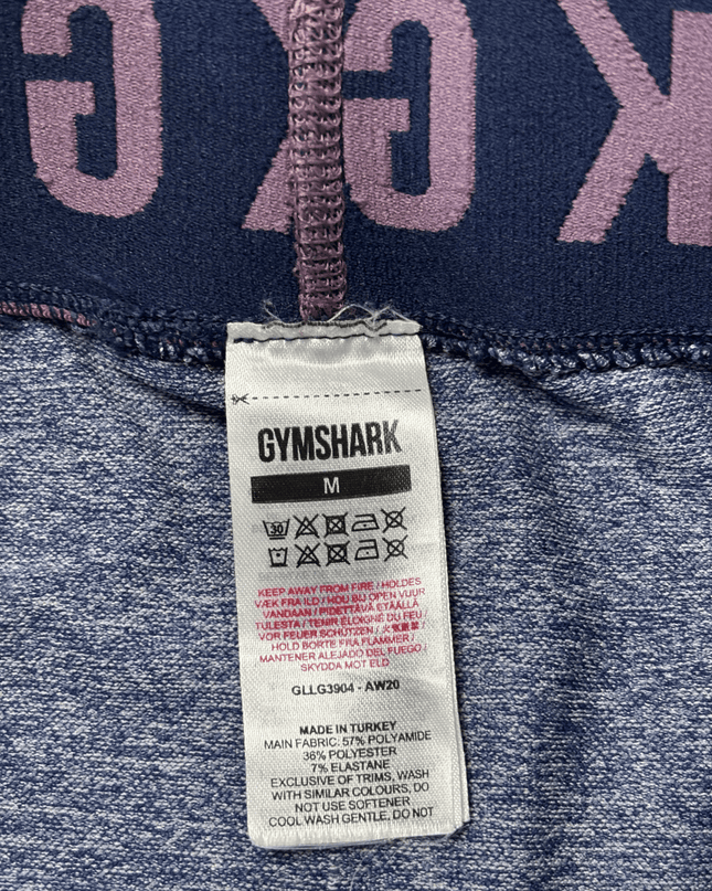 Gymshark Flex Indigo Marl & Navy Seamless Leggings