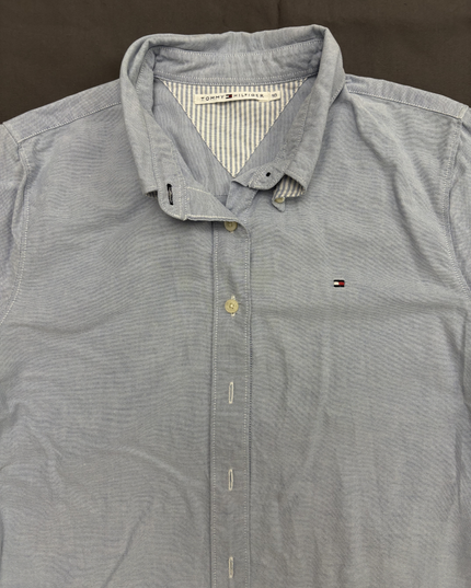 Tommy Hilfiger Oxford Light Blue Button-Down Shirt - XS