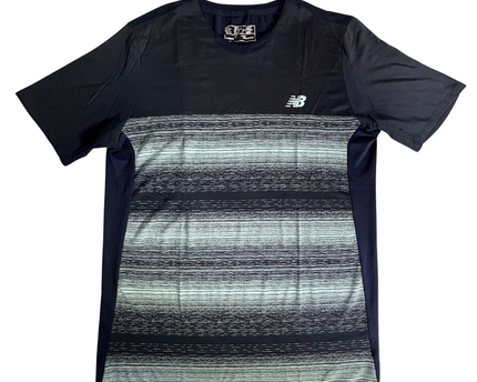 New Balance Static Fade Black Performance Training T-Shirt - S