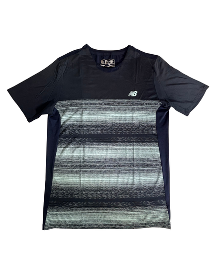 New Balance Static Fade Black Performance Training T-Shirt - S