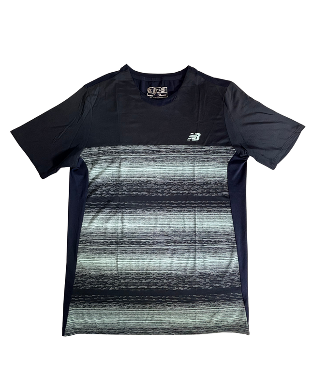 New Balance Static Fade Black Performance Training T-Shirt - S