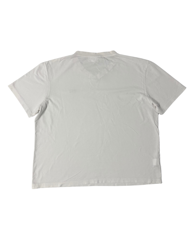 Lacoste Sport White V-Neck T-Shirt - XL