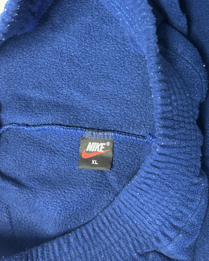 Nike Swoosh Royal Blue Fleece Sweatpants - XS | Waist: 26"