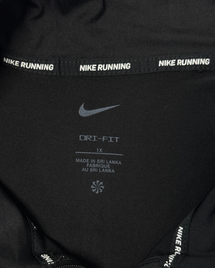 Nike Dri-FIT Black Half-Zip Running Long Sleeve Top