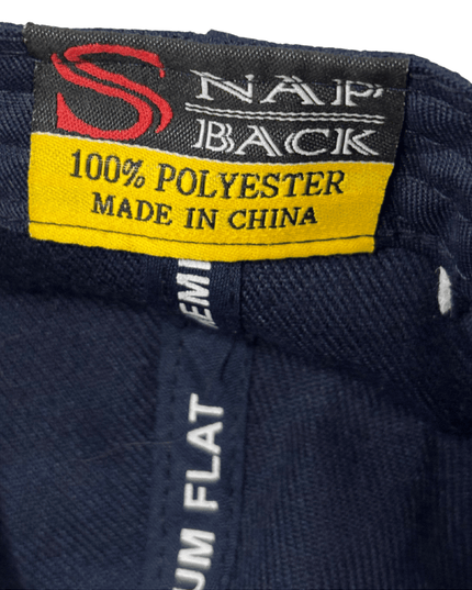 Snapback Chicago Navy & Orange Flat Brim Cap