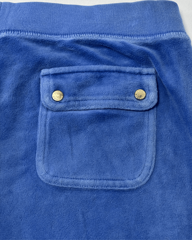 Juicy Couture Sky Blue Velour Slim Jogger Pants