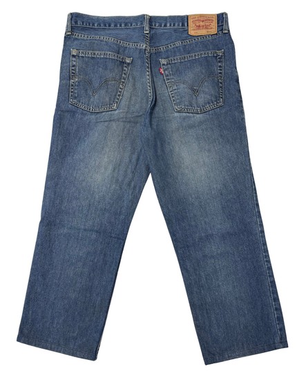 Levi's 630 Straight Leg Vintage Medium Wash Denim Jeans
