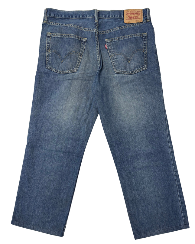 Levi's 630 Straight Leg Vintage Medium Wash Denim Jeans