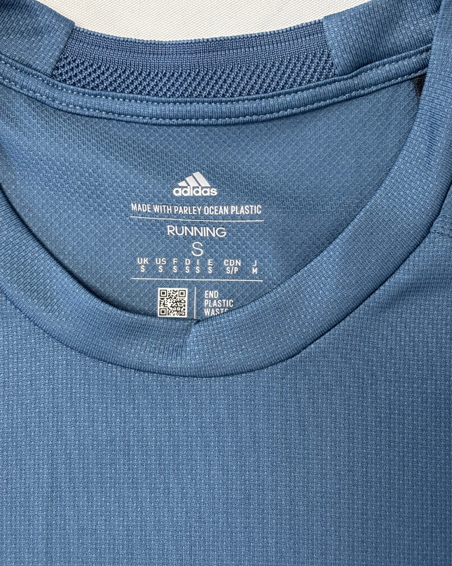 Adidas Parley Ocean Plastic Blue Running T-Shirt
