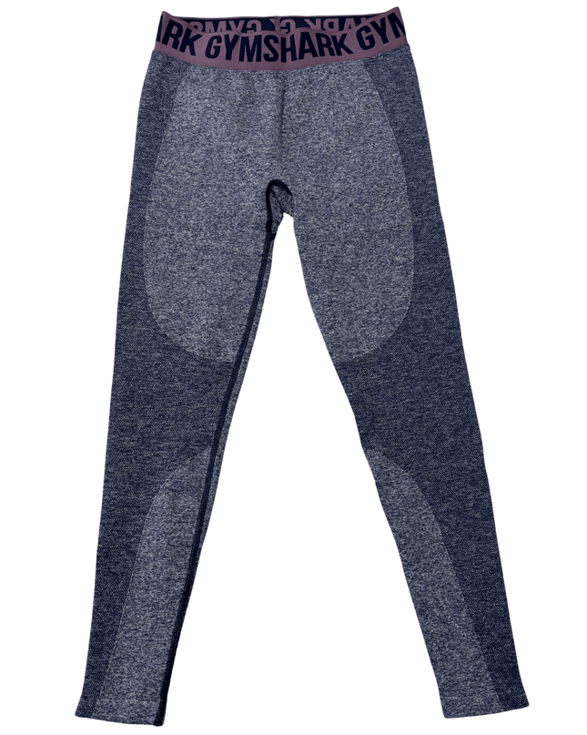Gymshark Flex Indigo Marl & Navy Seamless Leggings