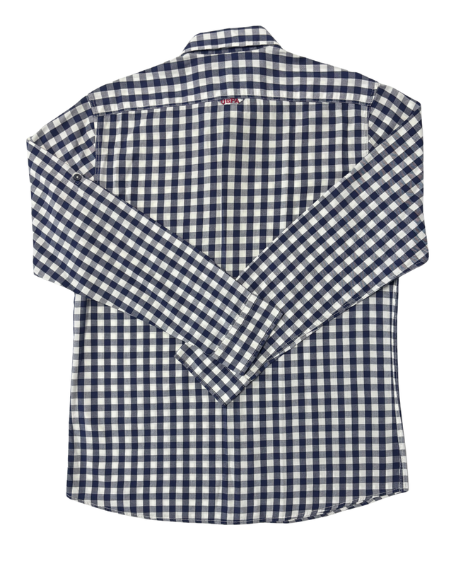 U.S. Polo Assn. Navy Gingham Check Button-Down Shirt