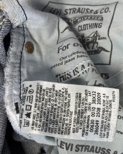 Levi's 630 Straight Leg Vintage Medium Wash Denim Jeans