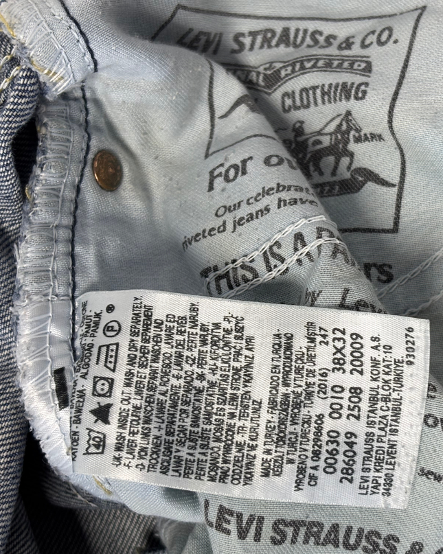 Levi's 630 Straight Leg Vintage Medium Wash Denim Jeans